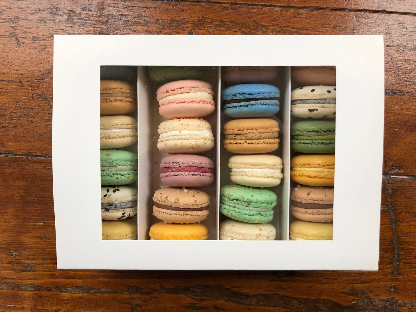 French Macarons x24 - Select your flavours at the shop