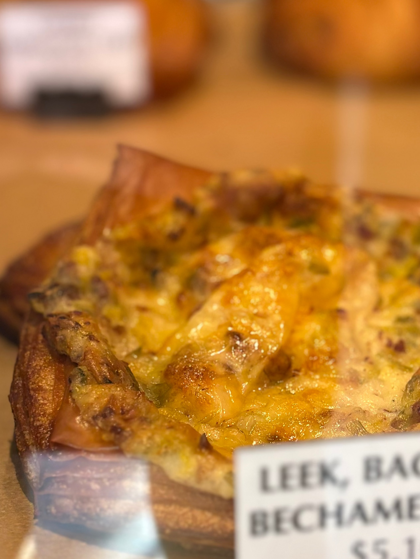 Bechamel-Leek-Bacon tart --- AVAILABLE AFTER 10AM ONLY